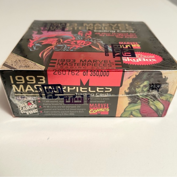 Marvel Masterpieces Trading Cards - Black and Red - Picture 2 of 6